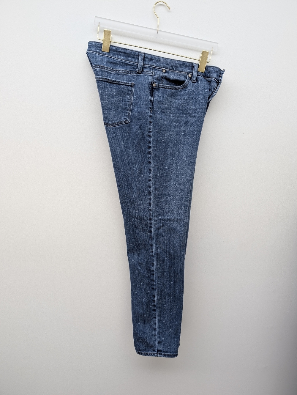 Talbot's Flawless 10 Ankle Length Classic Blue Women's Jeans - Slim Fit - Picture 2 of 7